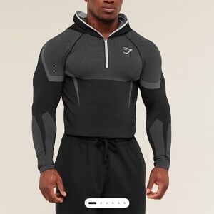 Gymshark Onyx V5 Limited Edition Black/Gray Hoodie
